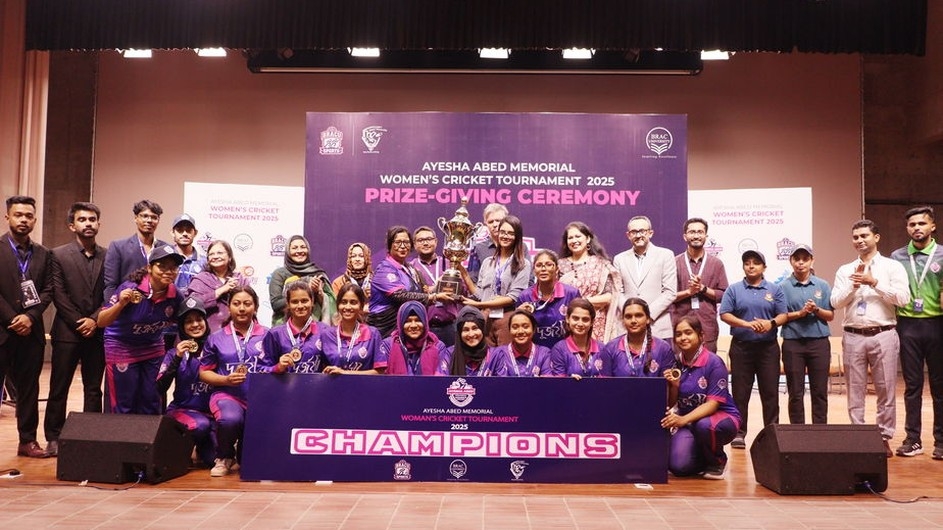ব্র্যাক ইউনিভার্সিটিতে আয়েশা আবেদ স্মৃতি নারী ক্রিকেট টুর্নামেন্ট ২০২৫ অনুষ্ঠিত