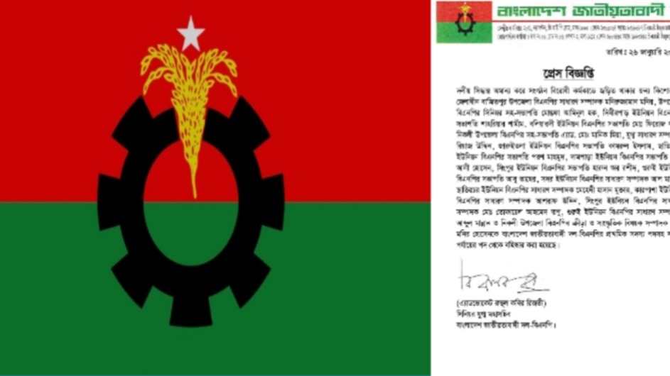 কিশোরগঞ্জে সংগঠনবিরোধী কর্মকাণ্ডে জড়িত থাকায় বিএনপির আরও ১৭ নেতাকে বহিষ্কার