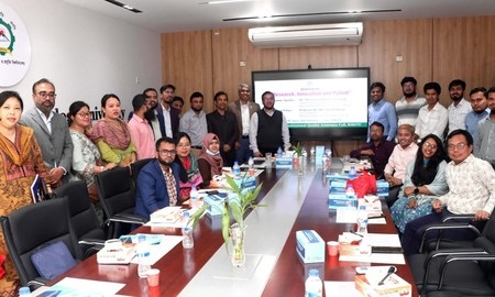 রাবিপ্রবিতে ‘রিসার্চ, ইনোভেশন অ্যান্ড প্যাটেন্ট’ বিষয়ক সেমিনার অনুষ্ঠিত